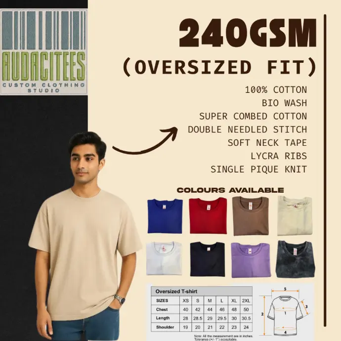 240 GSM {Oversized Fit}