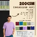 200 GSM {Oversized Fit} 