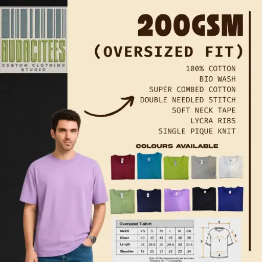 200 GSM {Oversized Fit} 